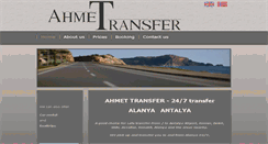 Desktop Screenshot of ahmettransfer.com